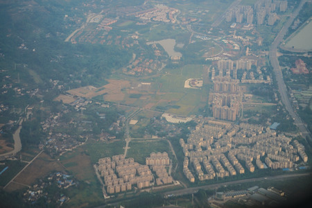 Chengdu, China skylineの写真素材