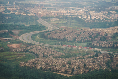 Chengdu, China skylineの写真素材