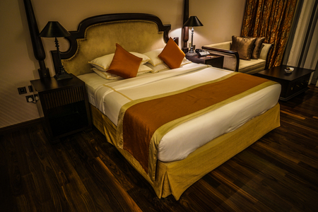 Image of double-bedの写真素材