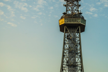 Nagoya TV Tower and sunset
