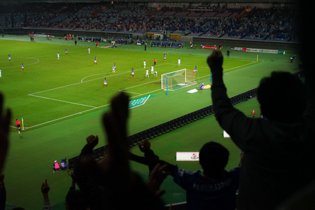 Image of soccer matchのeditorial素材