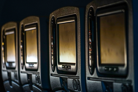 Display of an airplaneの写真素材