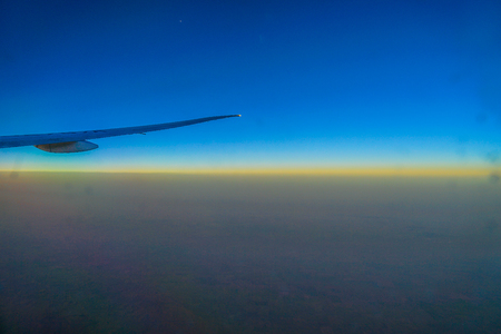 Landscape as seen from an airplaneのeditorial素材