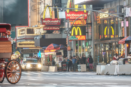 Night view of the New York Times Square (TimesSquare)
