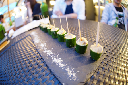 Stylish dinner of imageの写真素材