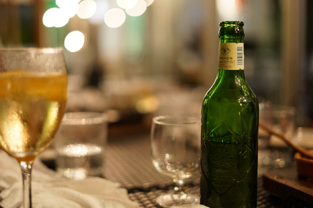 Stylish dinner of imageのeditorial素材
