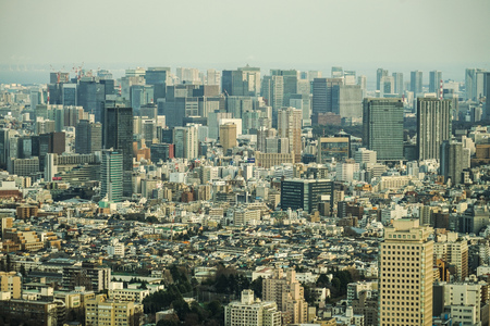Marunouchi skyline visible from the Sunshine 60のeditorial素材
