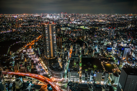 Night view 1 from the Sunshine Cityのeditorial素材