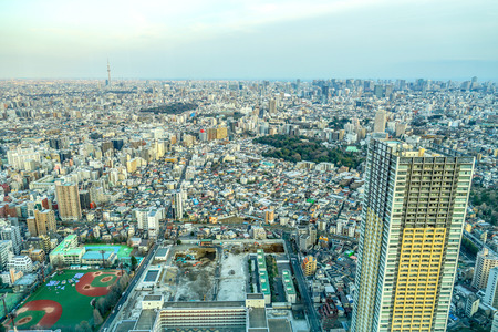 Cityscape seen from the Sunshine 60のeditorial素材