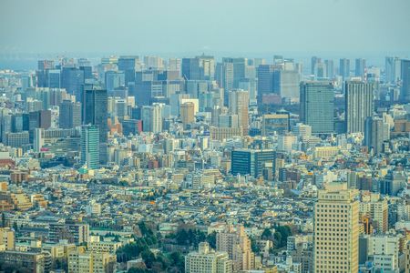 Marunouchi skyline visible from the Sunshine 60のeditorial素材