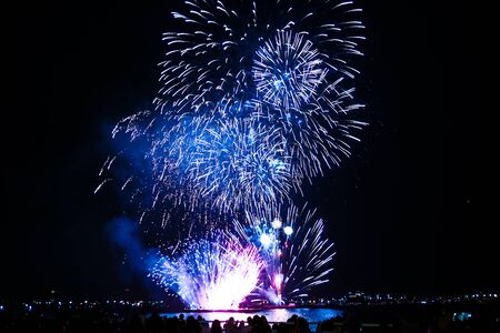 Yokohama Minato Mirai of fireworks 2019の写真素材