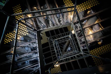 Spiral staircase of imageの写真素材