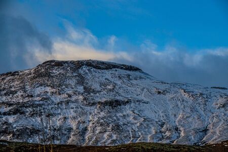 Scenery and sunrise of Iceland Geysirの写真素材