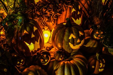 Image of Halloween jack lanternの写真素材