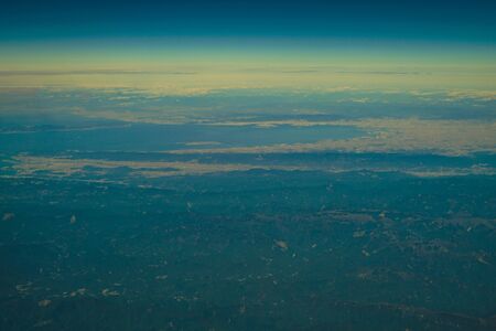Japanese archipelago Aerial view of (Kansai and Shikoku)