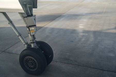 The wheels of the propellerの写真素材