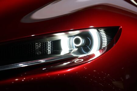Image of cool car headlightの写真素材