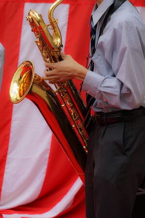 Students who blow the sax