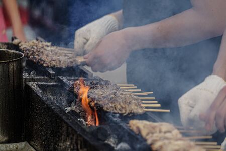 Image of charcoal grilled chicken