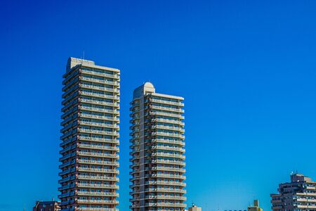 Empty luxury apartments and fine weather