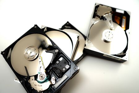 Image of the decomposed hard disk drive