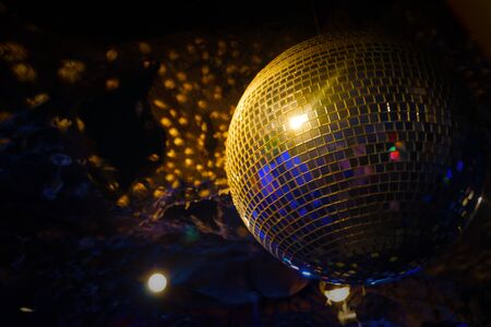 Image of the night club mirror ballの写真素材