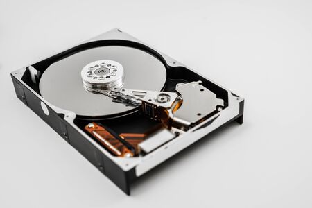 Image of the decomposed hard disk drive