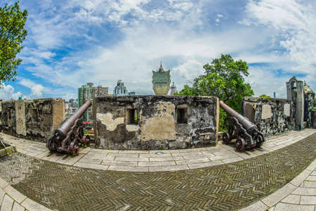 Monte fort of cannon (Macau Special Administrative Region)のeditorial素材