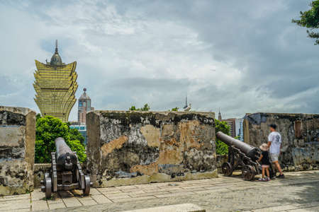 Monte fort of cannon (Macau Special Administrative Region)のeditorial素材