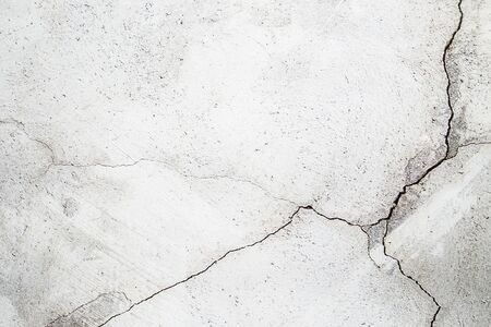 Cracked walls illuminated by the light