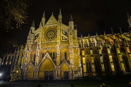 Westminster Abbey of night view (London)