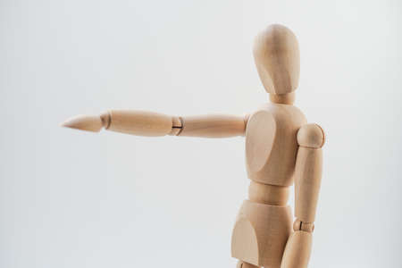 Image of a wooden dollの写真素材