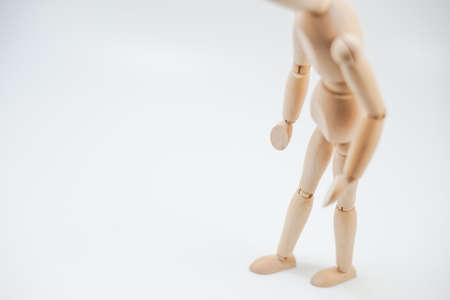 Image of a wooden dollの写真素材