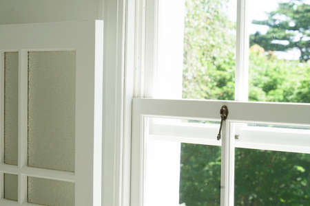White room window (background material). Shooting Location: Hokkaido