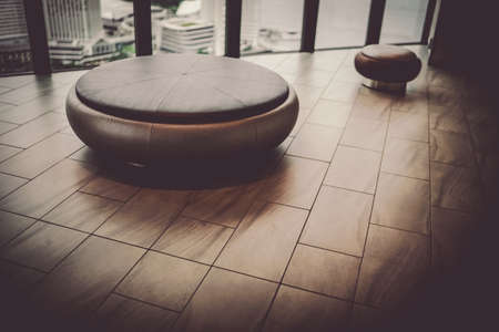Fashionable Lounge Round Chair Image. Shooting Location: Yokohama-city kanagawa prefectureの写真素材