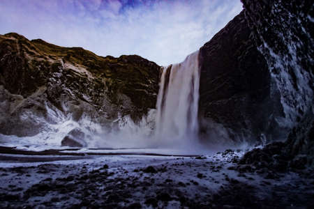Skuga fosse waterfall. Shooting Location: Iceland