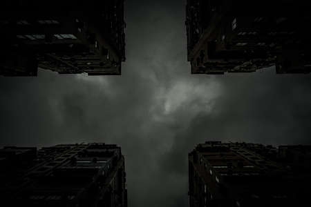 Hong Kong Huge Meeting Housing. Shooting Location: Hong Kong Special Administrative Regionの写真素材