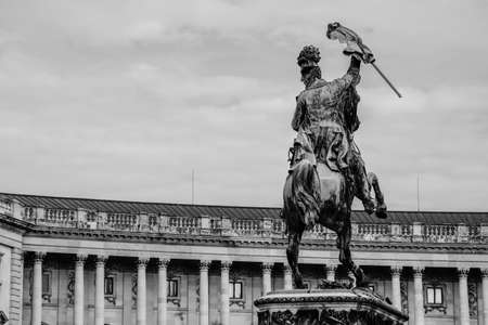 Copper image of the city of Vienna (Karl Duke). Shooting Location: Austria, Viennaのeditorial素材
