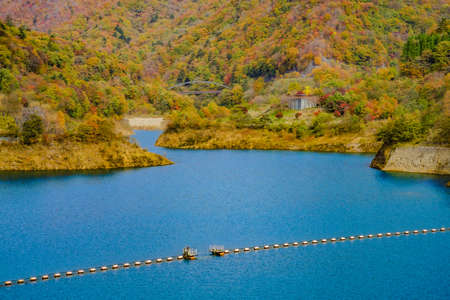 Okaw four thousand autumn leaves. Shooting Location: Gunma Prefectureの写真素材