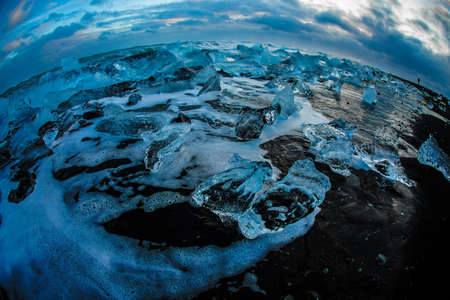 Yorkels Aururon Diamond Beach (Iceland). Shooting Location: Iceland