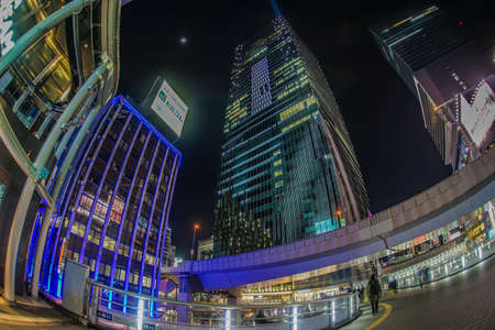 Shibuya night view (Shibuya station square). Shooting Location: Shibuya -ku, Tokyo