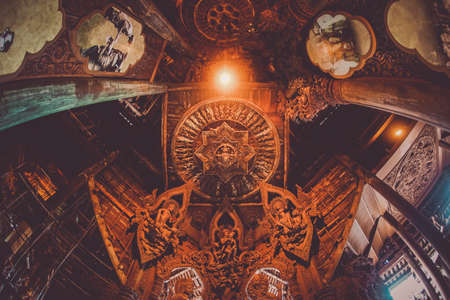 Sculpture of Sanctuary Oob Truth (Thailand Pattaya). Shooting Location: Thailand, Pattayaのeditorial素材