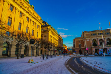 Stockholms morning ray (Sweden). Shooting Location: Sweden, Stockholmのeditorial素材