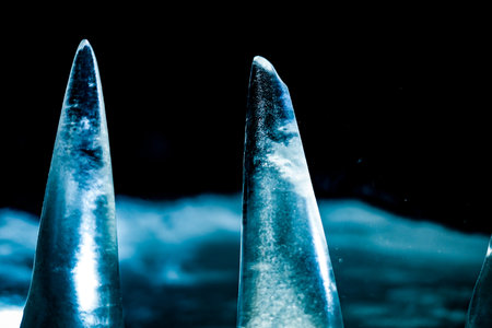 Image of ice cave. Shooting Location: Hokkaidoの写真素材