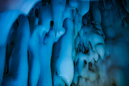Image of ice cave. Shooting Location: Hokkaidoの写真素材