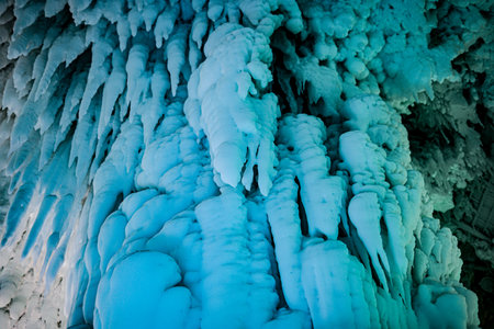 Image of ice cave. Shooting Location: Hokkaido