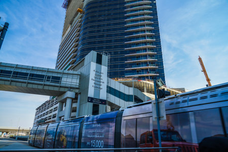 United Arab Emirates cityscape. Shooting Location: Dubai