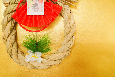 Happy New Year / New Years material. Shooting Location: Yokohama-city kanagawa prefectureの写真素材