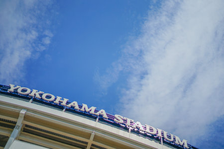 Yokohama Stadium (Hamasta). Shooting Location: Naka -ku, Yokohama -shiの写真素材