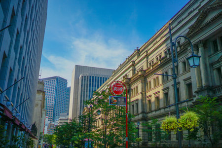 Bank of Japans appearance. Shooting Location: Chuo -ku, Tokyoの写真素材